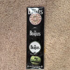 The Beatles Button Set - Black, White, Green